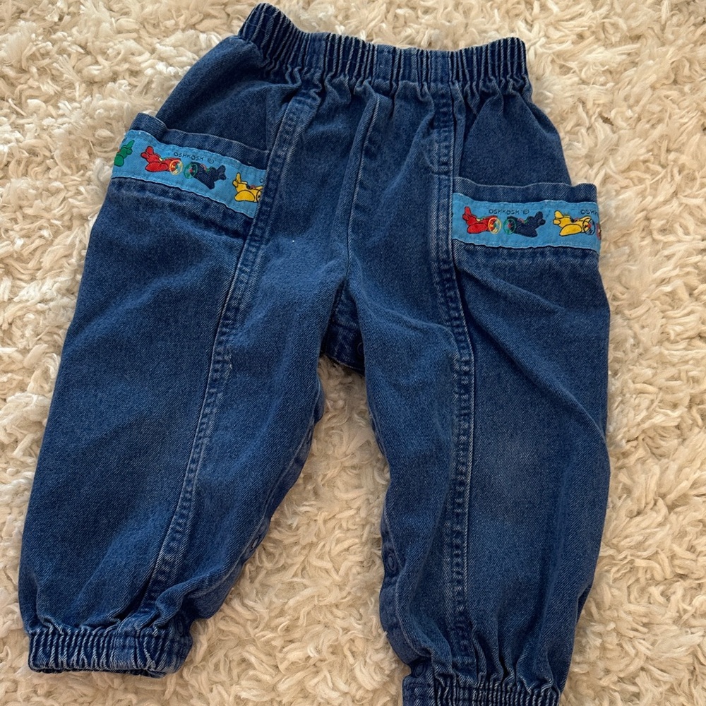 Oshkosh Vintage Airplane Jeans